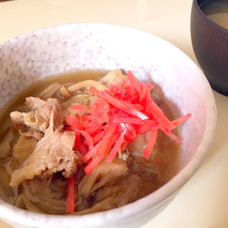 Snapdishの料理写真:味染みしっかり！きのこ豚丼！|a_chanさん