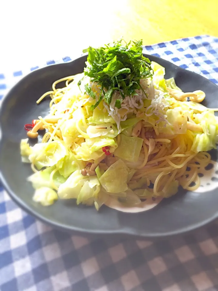 しらすたっぷりのパスタ♪|のりころさん