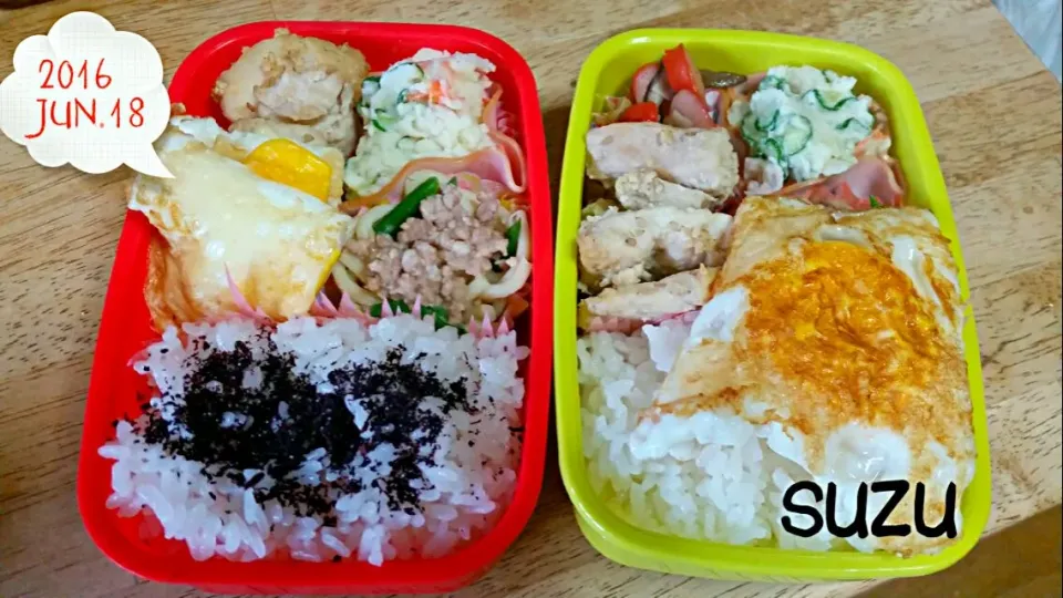 #jkお弁当
 #2人分|suzuさん