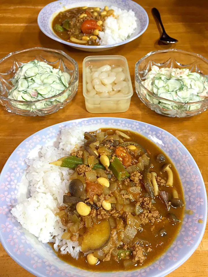 夏野菜カレー(^O^)／🍛|すかラインさん