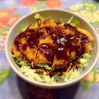 Snapdishの料理写真:鳥カツ丼|Akihiro Sasayamaさん