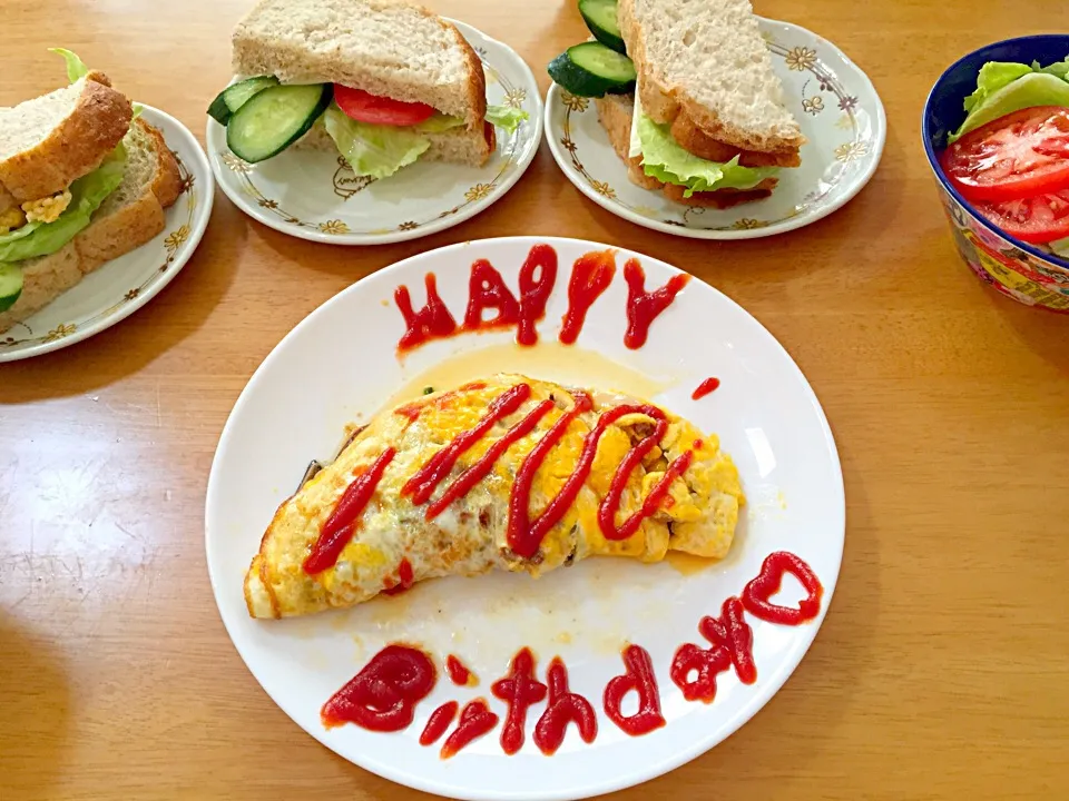 誕生日に小学生の娘が朝ごはんを作ってくれました❤︎|めぐみさん