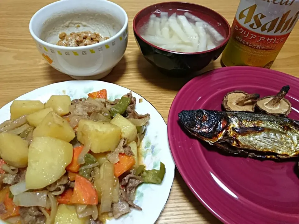 肉じゃがと焼き魚|Shinji Matsuokaさん