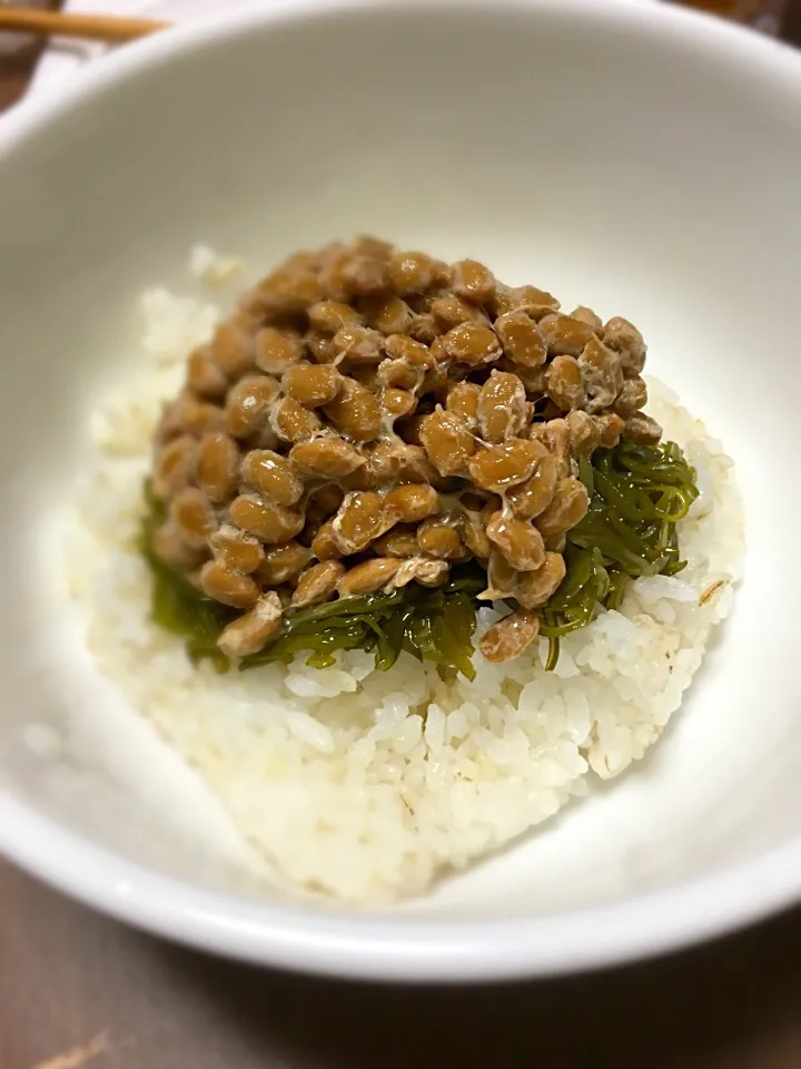 麦ごはんでネバネバ丼|フェンさん