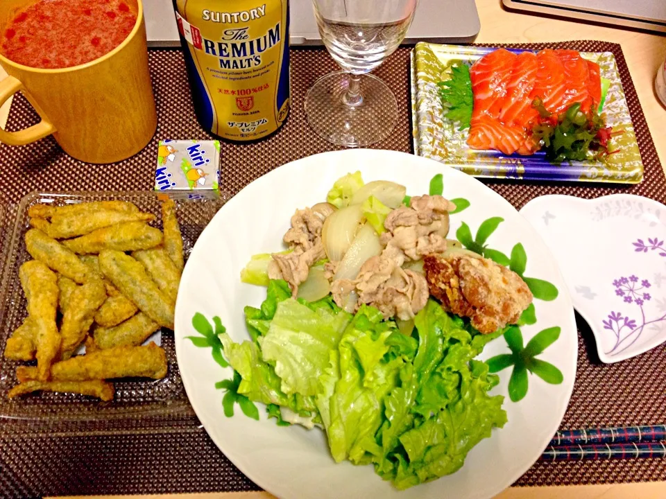 Snapdishの料理写真:6月18日夕食|ばぁさんさん