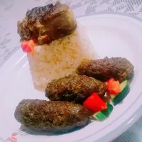 kabab & fried rice|alaaさん