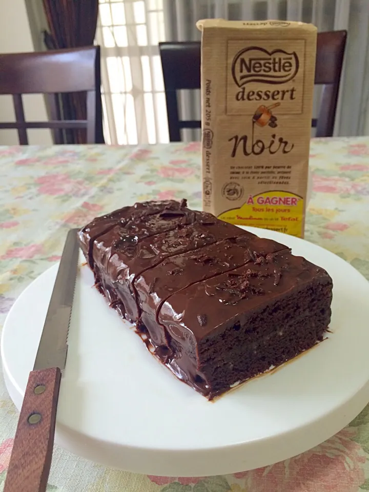 rich chocolate cake with chocolate ganache|Vita_Varietyさん