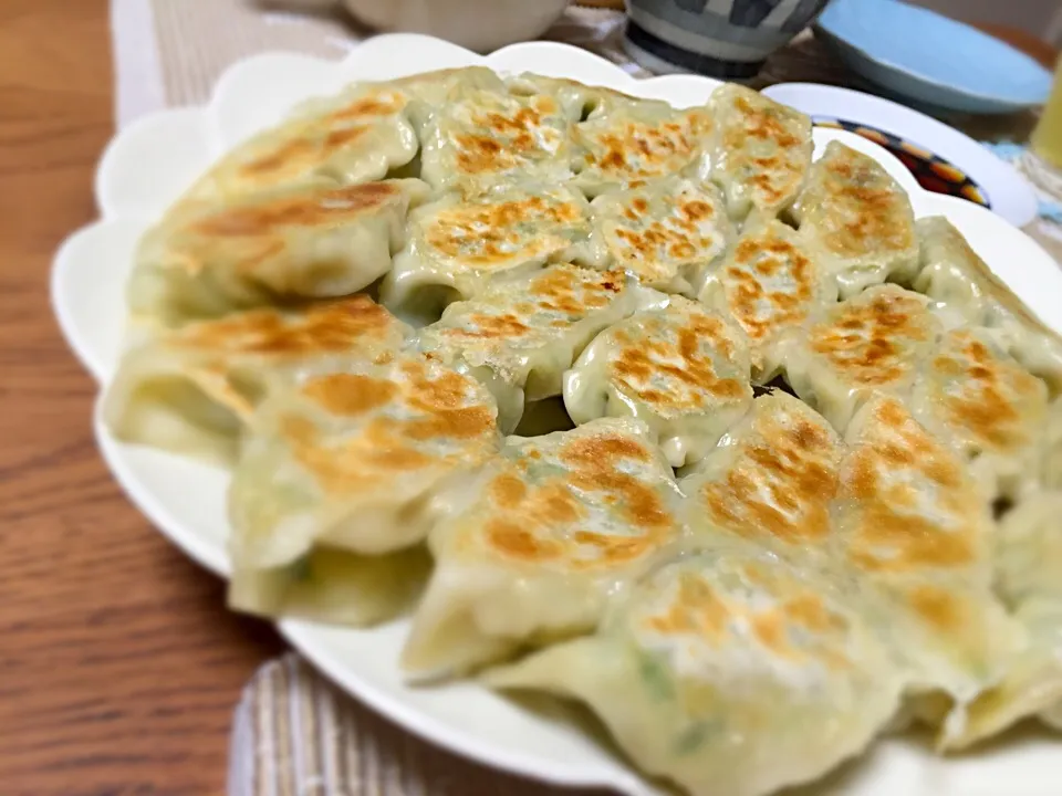 今日の晩御飯☆餃子アップ|あさこさん