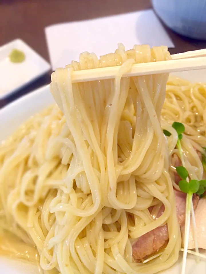 Snapdishの料理写真:つけそばの麺@忘八|morimi32さん