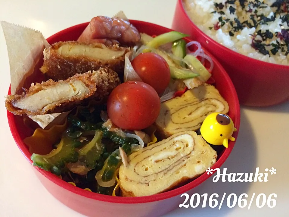 6月6日(月) 高校生息子🍱🍱＆旦那🍱＆自分🍱|Hazukiさん