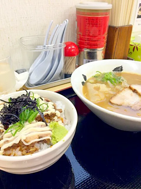 中華ソバとチャーシュー丼|原田さん