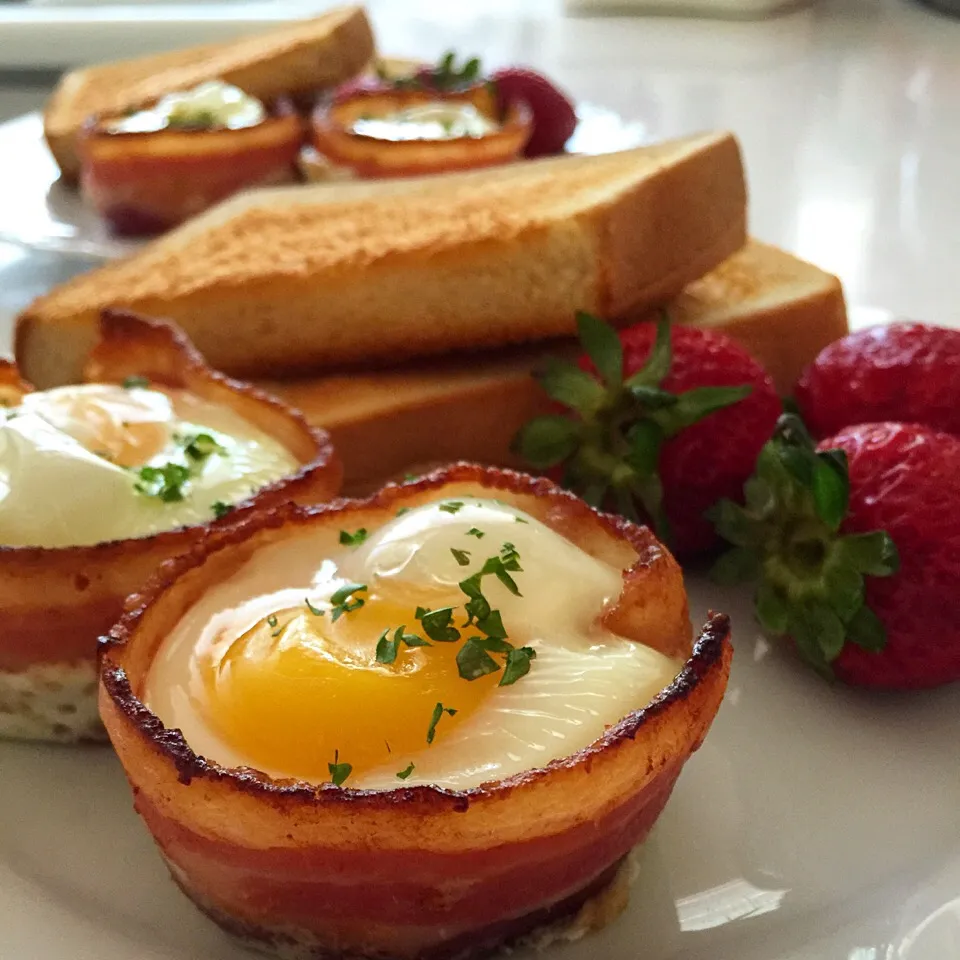 Bacon Wrapped Eggs for Father's Day!|mamaeriさん