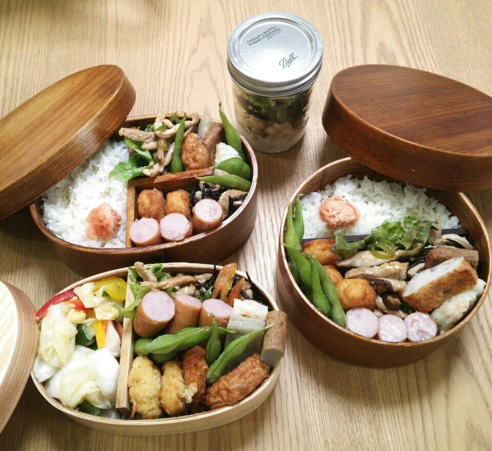 Snapdishの料理写真:『糖質制限お弁当＆３人分』|seri-chanさん