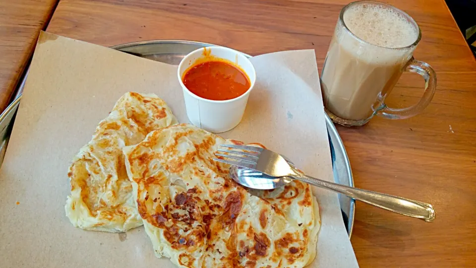 Roti Prata And Teh Tarik  😍 Cravings satisfied✌|🌷lynnlicious🌷さん