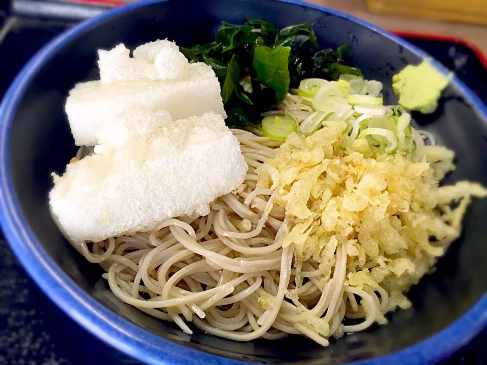 立食いそば手帳 名店120［首都圏編］あり賀せいろう（馬喰横山）冷し力そば 160620|ゆうじ.さん