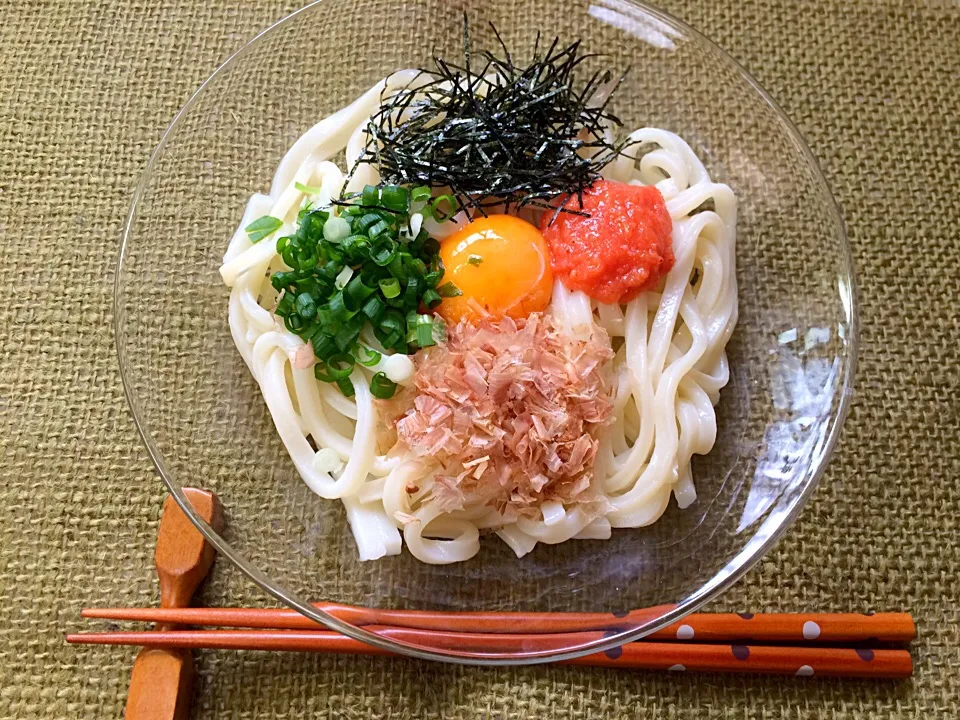 明太釜玉うどん|ゆうかさん