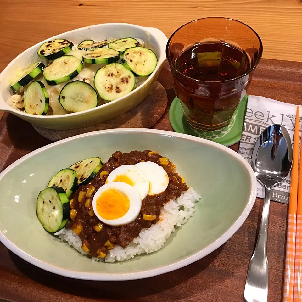 2016.6.20 晩御飯はキーマカレーとポテトグラタン|あっきーよさん