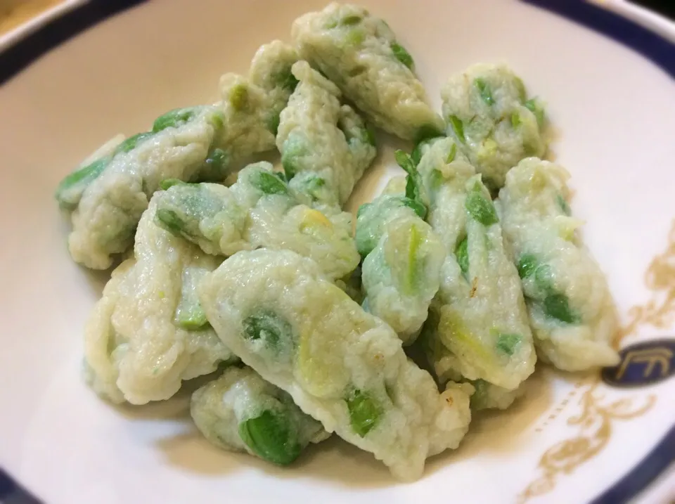 こりゃ〜美味い😻「枝豆の薩摩揚げ」🍻|アライさんさん