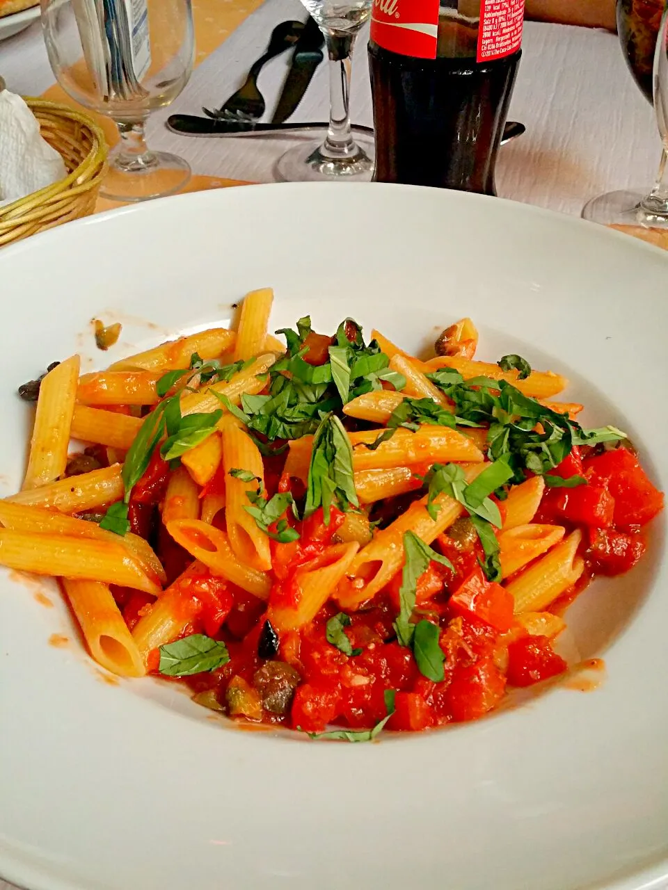 Penne with tomato sauce|Cherryさん