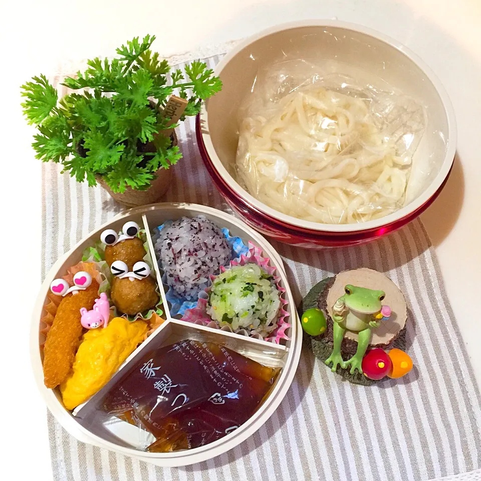 Snapdishの料理写真:6/21❤︎娘のうどん弁当❤︎|Makinsさん