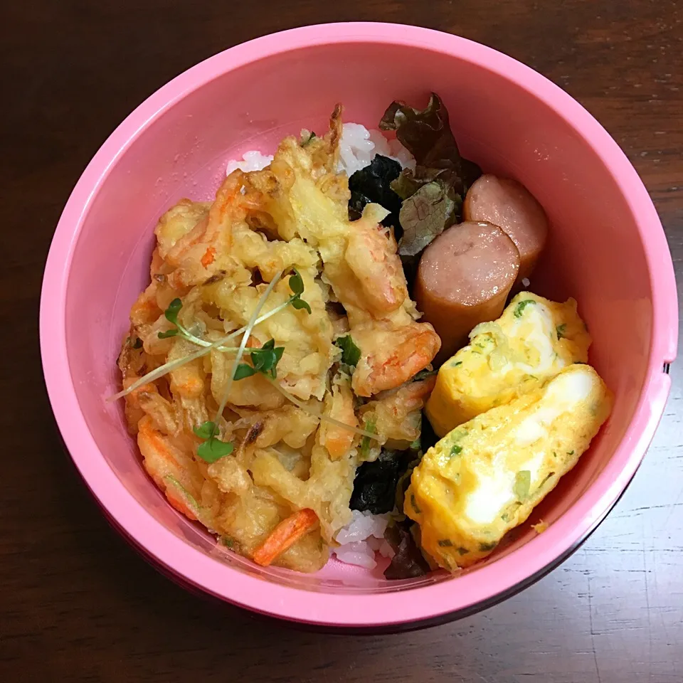 かき揚げ丼弁当|あさかさん