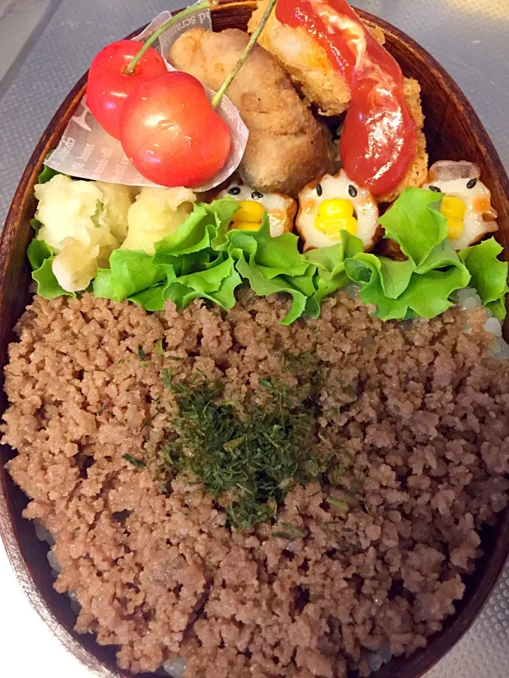 Snapdishの料理写真:ちくわトリ弁当|びすこさん