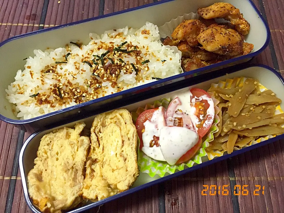 Snapdishの料理写真:2016/06/21 弁当|massdaさん