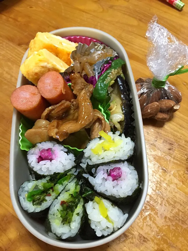 ☔️🎀姫のお弁当🍱食後の脳に刺激💕しっかり噛んで♪|keikoさん