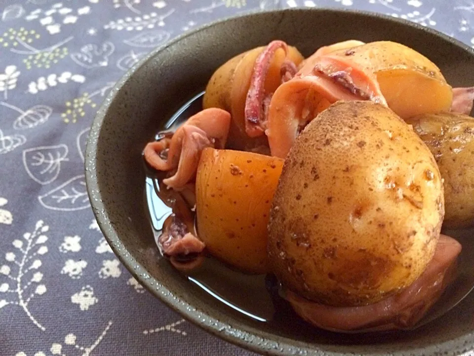 イカとじゃがいもの煮物|ハルさん