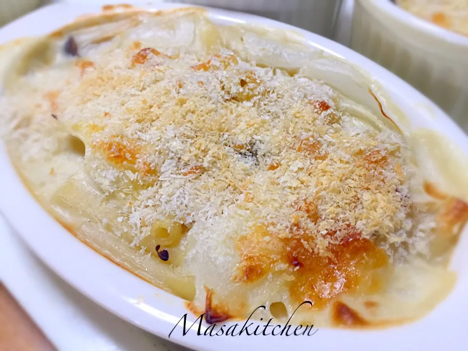 Snapdishの料理写真:Macaroni au gratin|Masakiさん