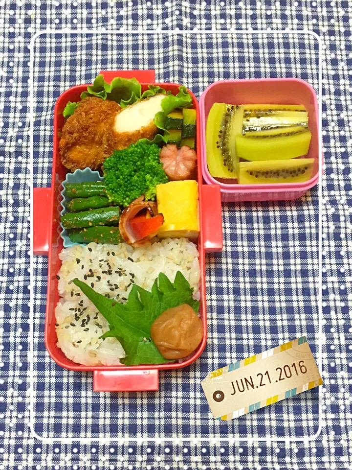 Snapdishの料理写真:高2娘のお弁当|Chiekoさん