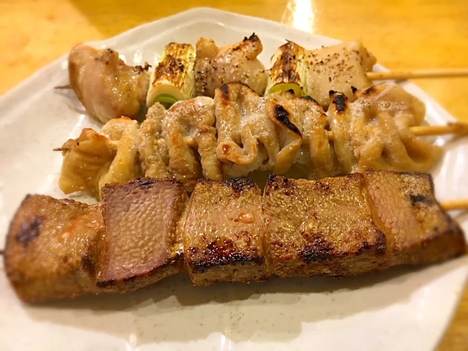 焼きとん🐷ネギマ、シロ、レバー|ゆうじ.さん