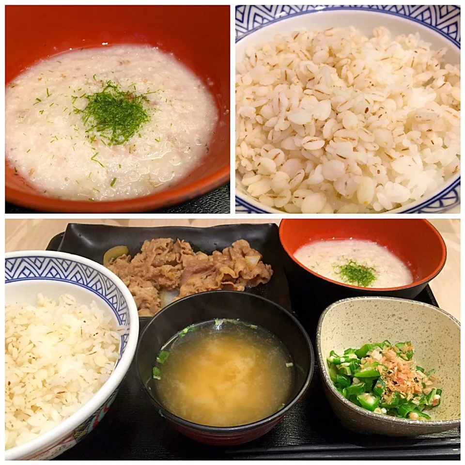 ชุดอาหารมันญี่ปุ่น 麦とろ御膳@ที่ญี่ปุ่น ร้าน YOSHINOYA 吉野家|akiさん