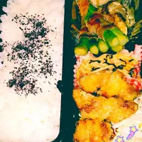 Snapdishの料理写真:息子の今日の弁当|☆★miyuki★☆さん