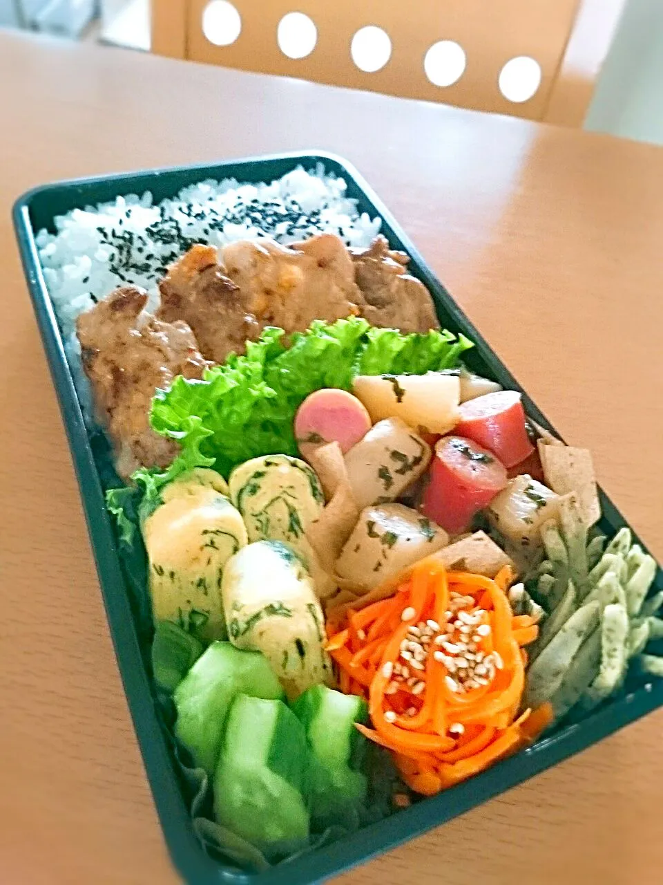 Snapdishの料理写真:高２息子のお弁当|salalaさん