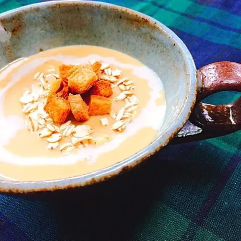 「大麦フレーク シリーズ」を使ってみたSnapdishの料理・レシピ写真:大麦フレーク🍀コーンスープ(*^_^*)2016.06.21夕飯