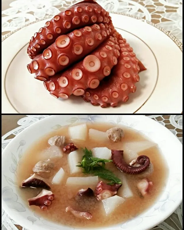 章鱼萝卜汤 - octopus turnip soup|steven z.y.さん