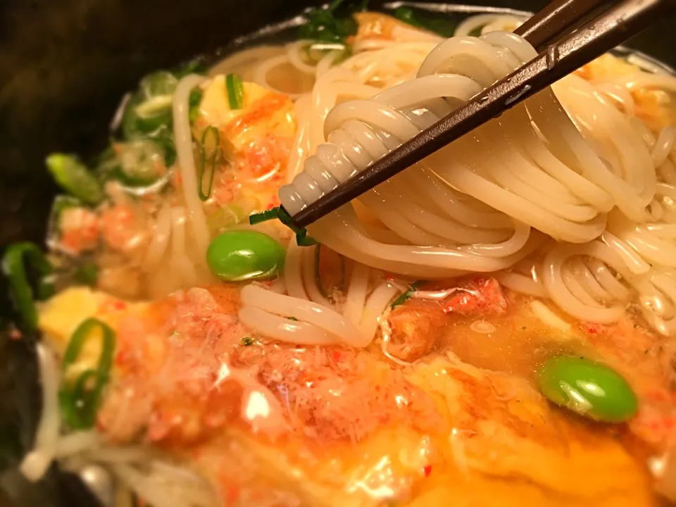 ズワイ蟹 かに玉そうめん6|半田手延べそうめんの店 阿波や壱兆さん