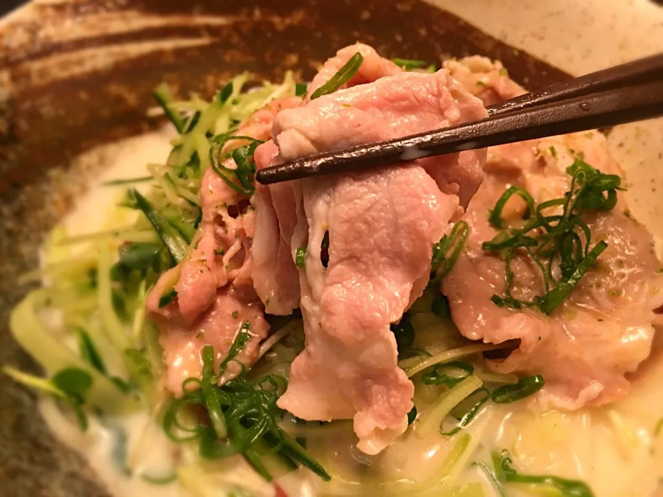 豚しゃぶ胡麻豆乳そうめん4|半田手延べそうめんの店 阿波や壱兆さん