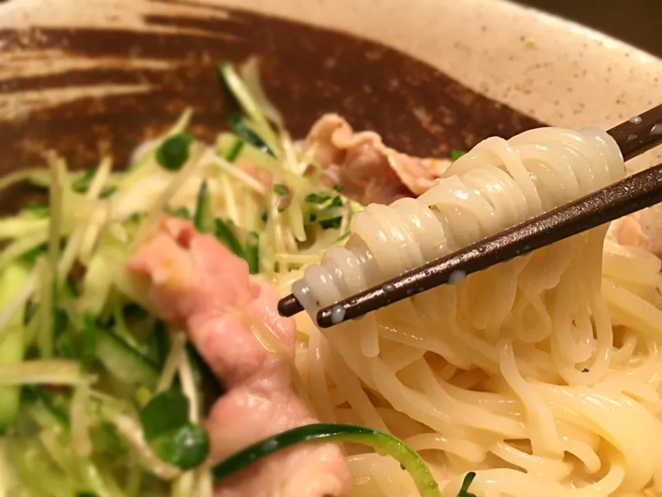 豚しゃぶ胡麻豆乳そうめん6|半田手延べそうめんの店 阿波や壱兆さん