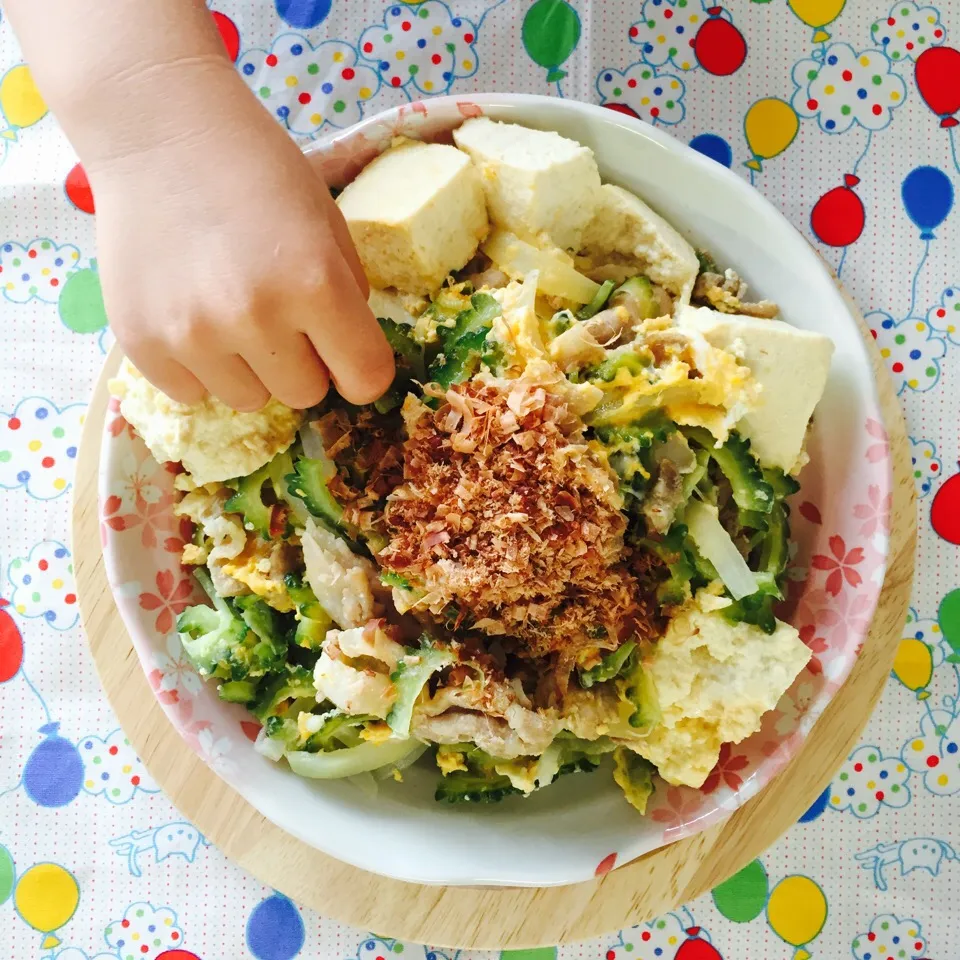 Snapdishの料理写真:夏バテ防止に‼︎
ゴーヤーチャンプルー♡|ゆっきーさん