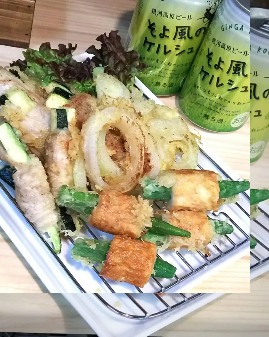 sakurakoさんのいんげん豆と竹輪のカレー揚げ|key♪さん