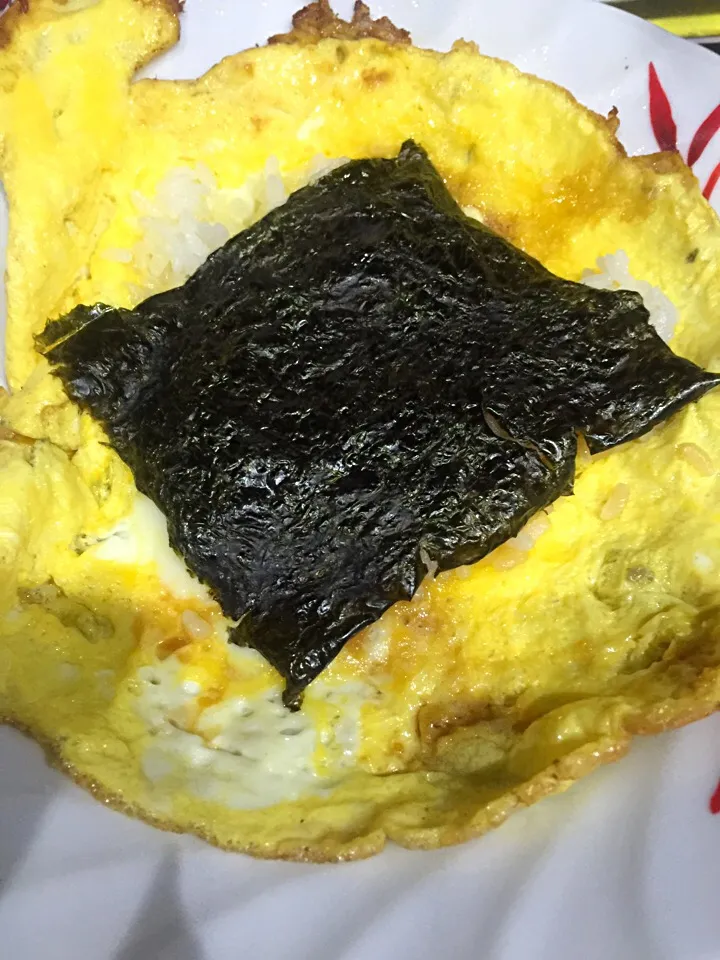 子供作
クレープ風たまご ご飯のせ 
薄たまごはん|ch＊K*∀o(^^*)♪さん