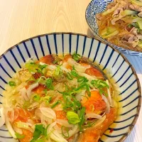 今日の夜ごはん🍴

鮭の南蛮漬け
豚肉と白菜の中華風春雨

鮭の南蛮漬けは持ち寄りにも☺︎︎
今度作って行こう〜💪

ごちそうさまでした🍳|ko.postさん