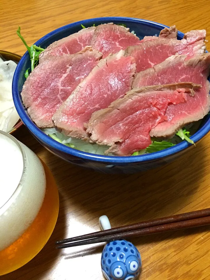 ローストビーフ丼|風流料理人さん