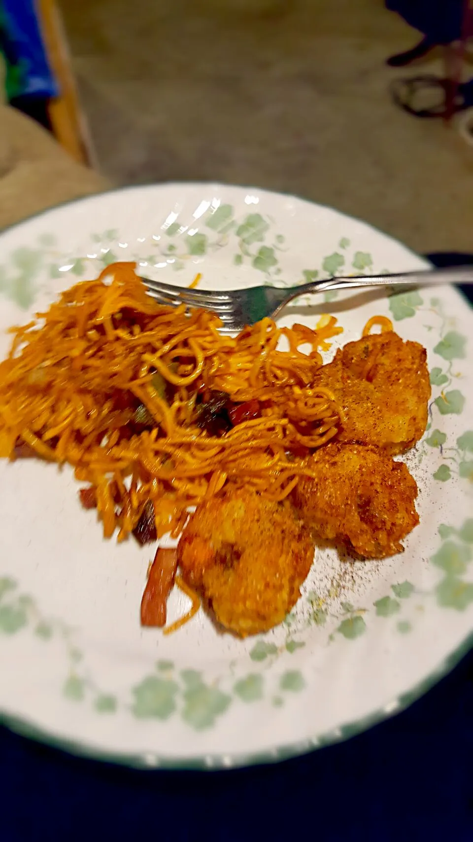 stir fry and homemade breaded prawns|Jessica Cさん