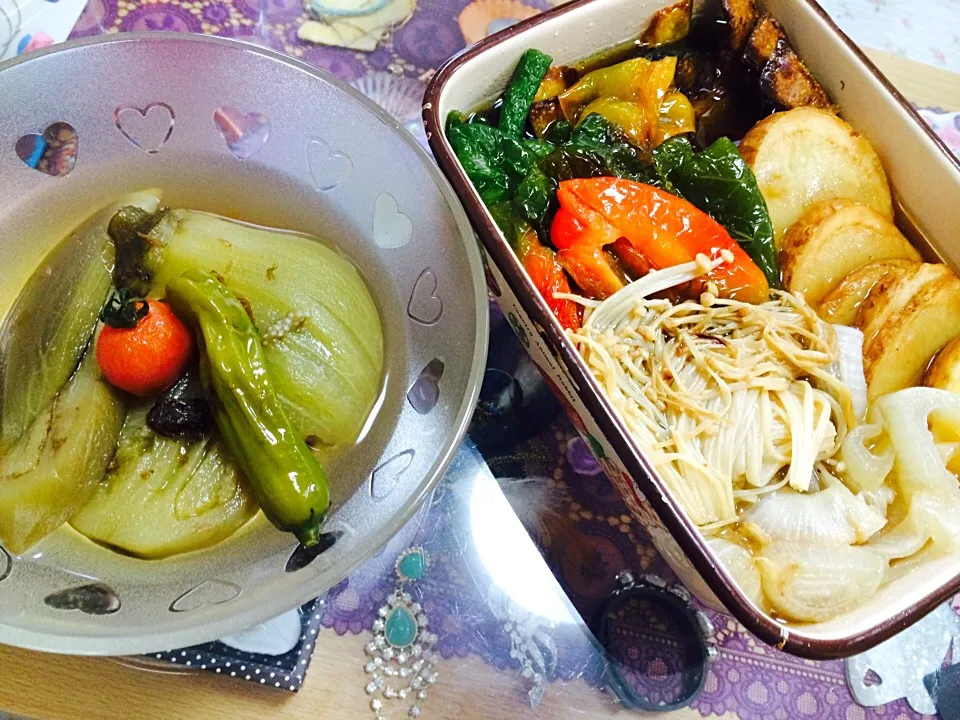 夏の大好物(*´︶`*)♡
夏野菜の揚げ浸し
焼き茄子|高井 愛実さん