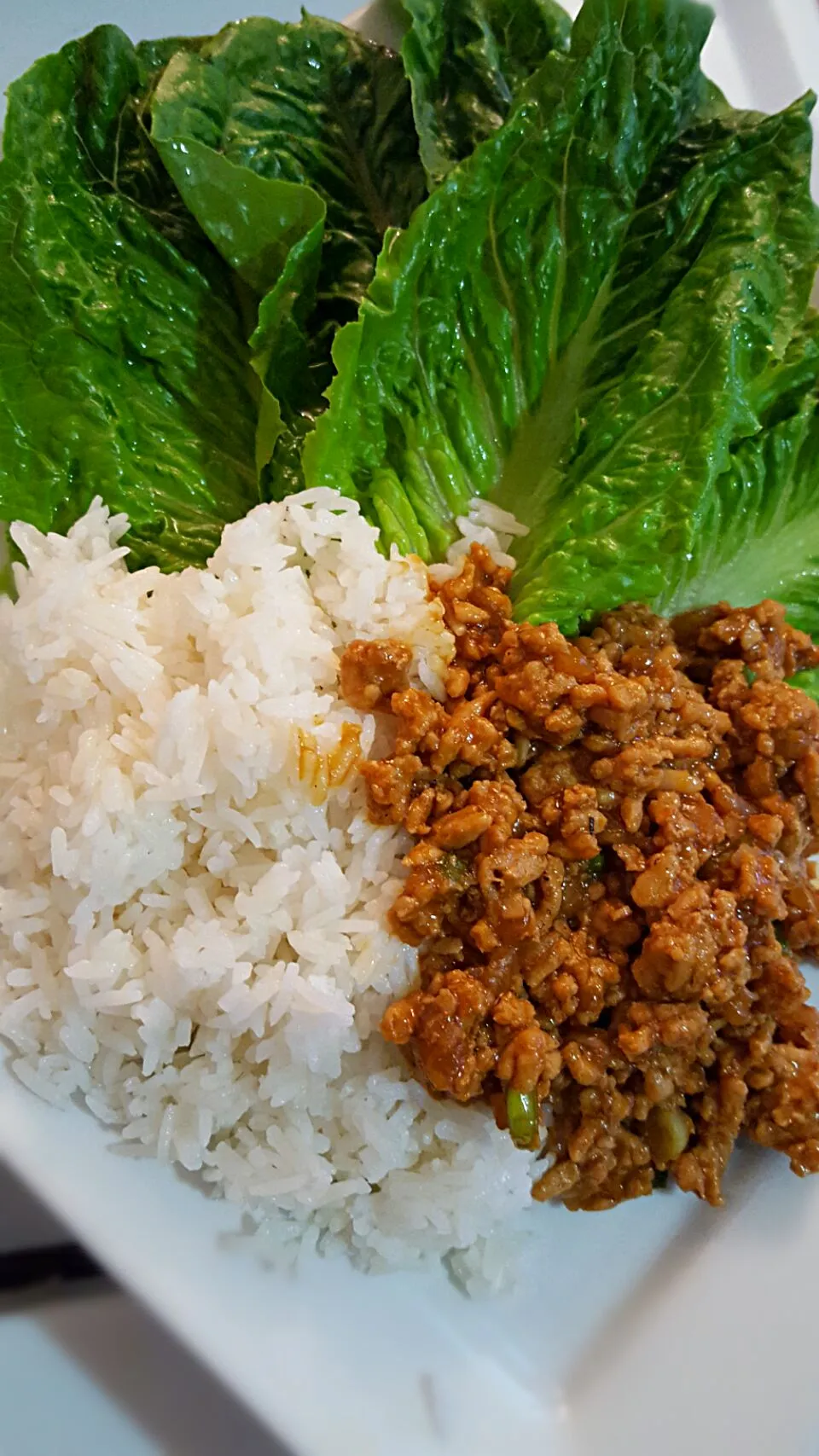 Chicken Lettuce Wraps w/ Jasmine Rice|Lakeshia Hazeleyez Goldenさん