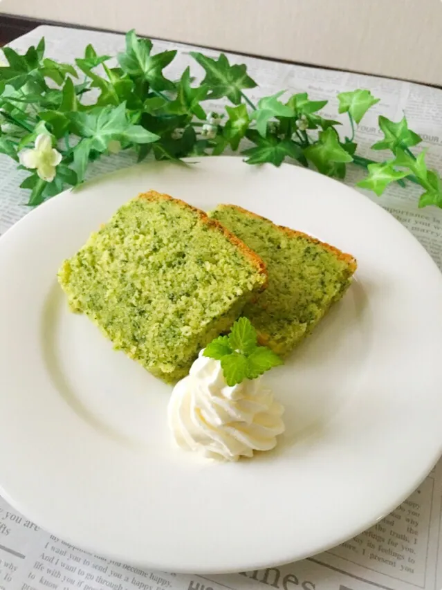 ほうれん草のパウンドケーキ♪|ろっしさん