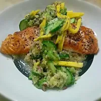 #SunBasket Salmon with Mango Salsa|Courtney Alizabet Riess Handelさん